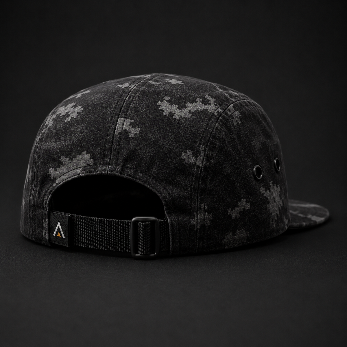 Trailmark 5-Panel Outdoor Cap – Black Digital Camo