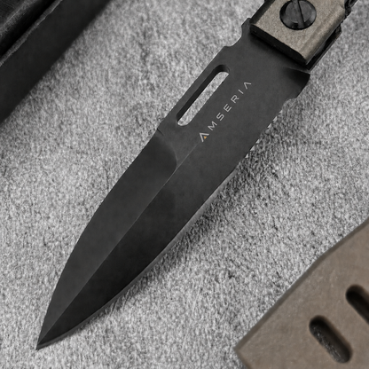 Tactical Folding Knife with Protective Sheath