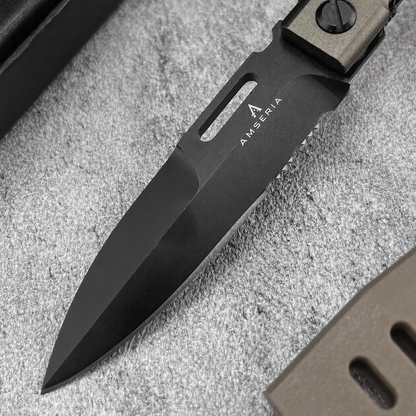 Tactical Folding Knife with Protective Sheath