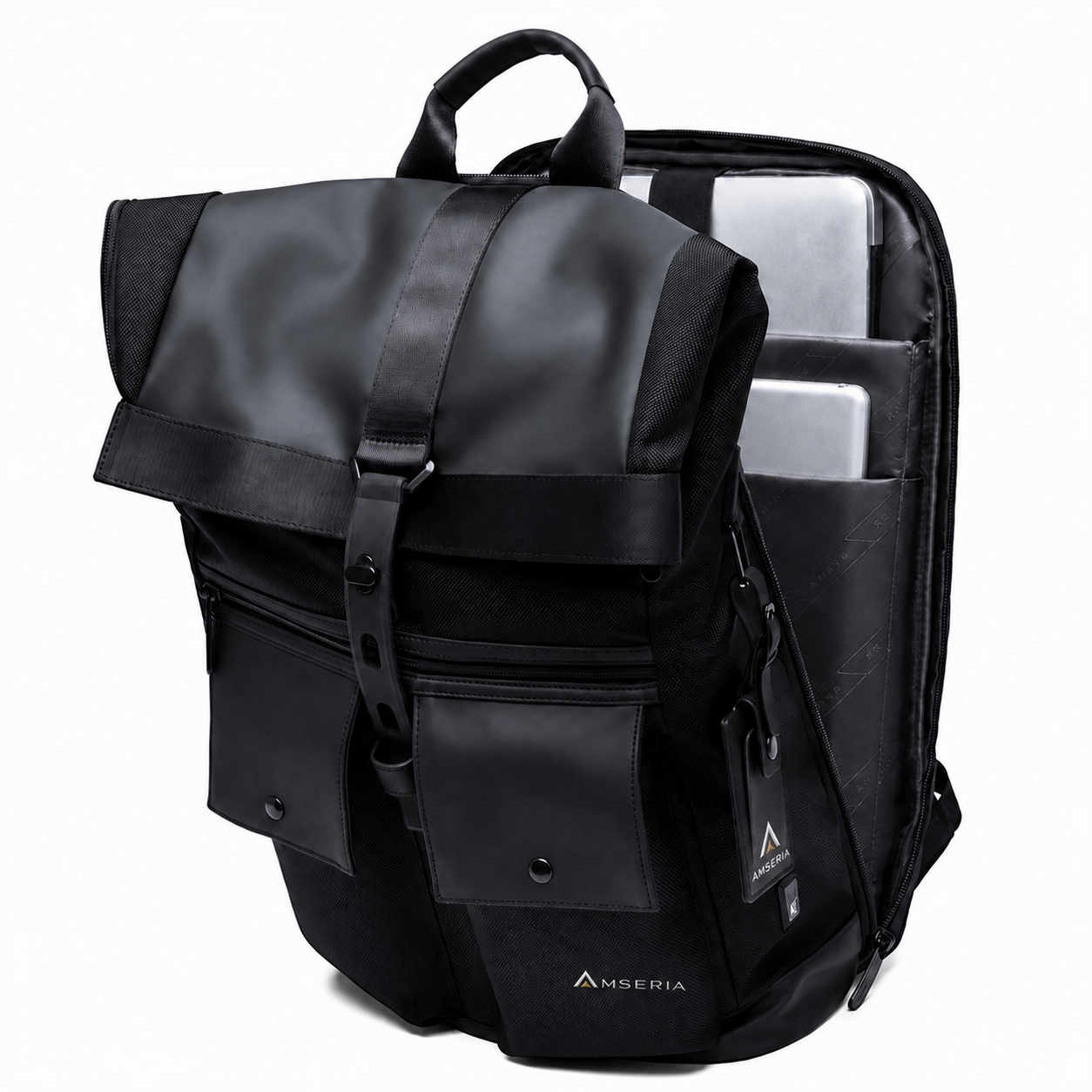 Wayfarer Roll-Top Urban Adventure Backpack