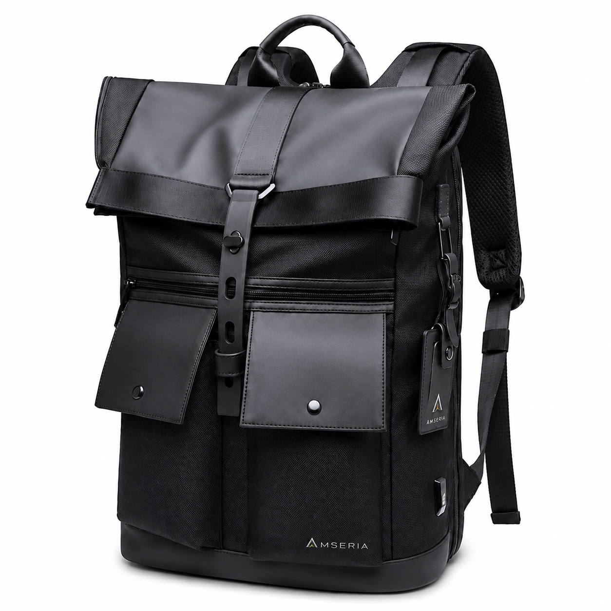 Wayfarer Roll-Top Urban Adventure Backpack