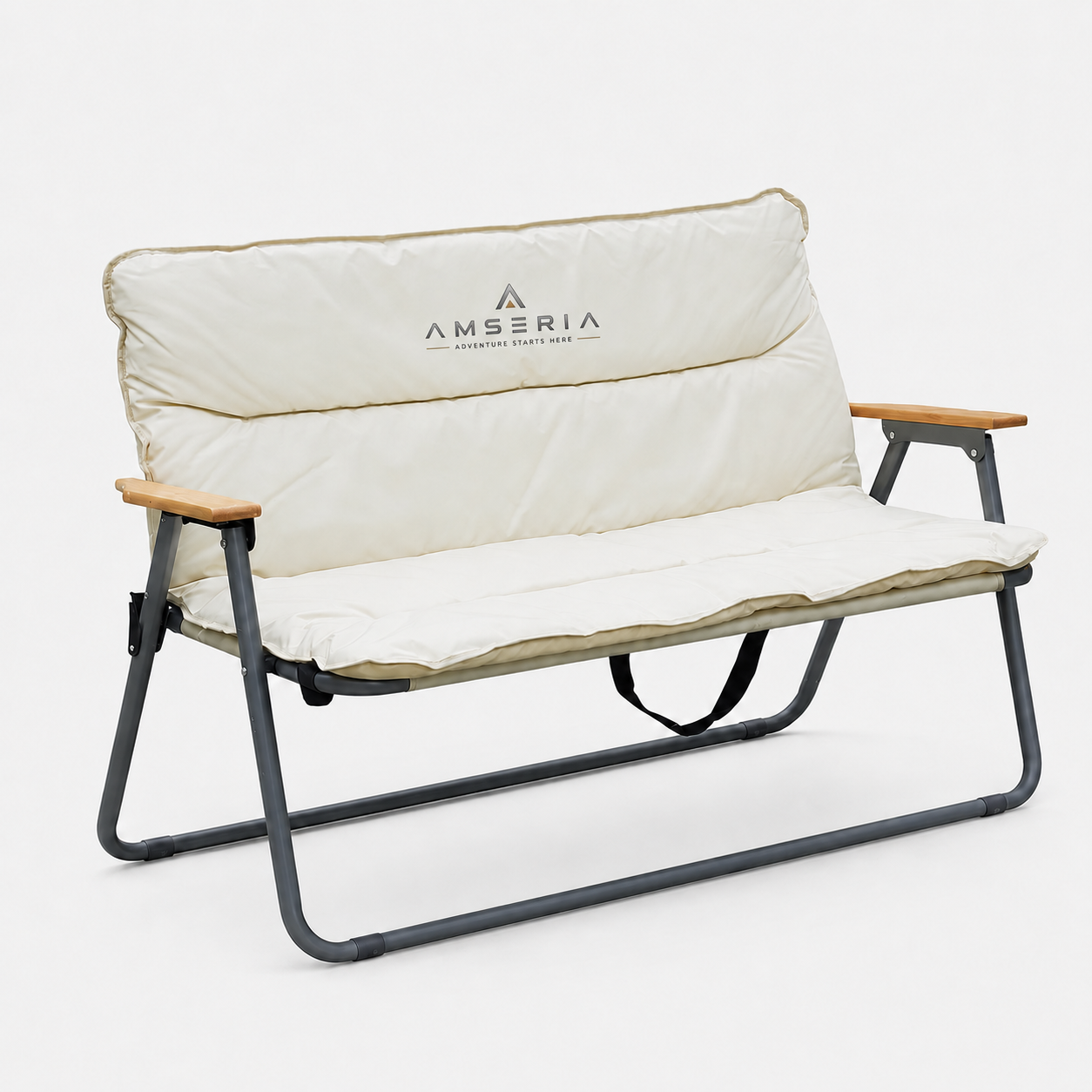 Amseria Ridgeway Camping Loveseat — Premium Two-Person Folding Camp Chair