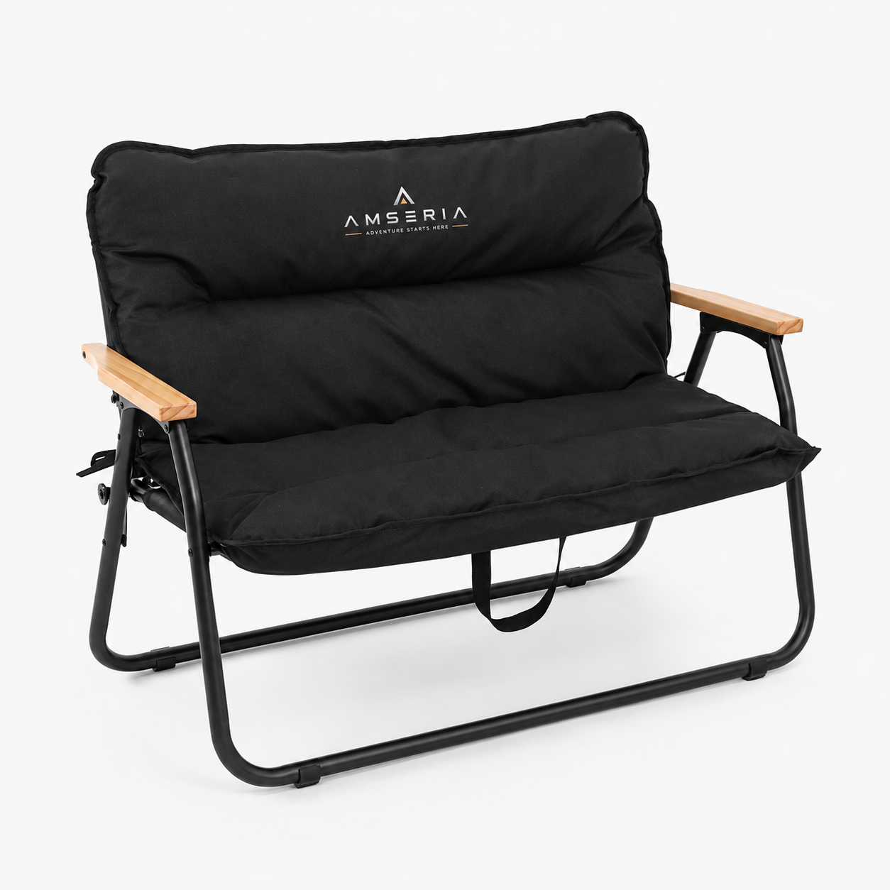 Amseria Ridgeway Camping Loveseat — Premium Two-Person Folding Camp Chair